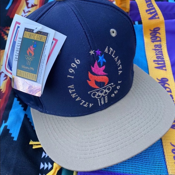 Olympic Snapback Hat Logo 7 Atlanta & duffle Bag - Picture 7 of 7